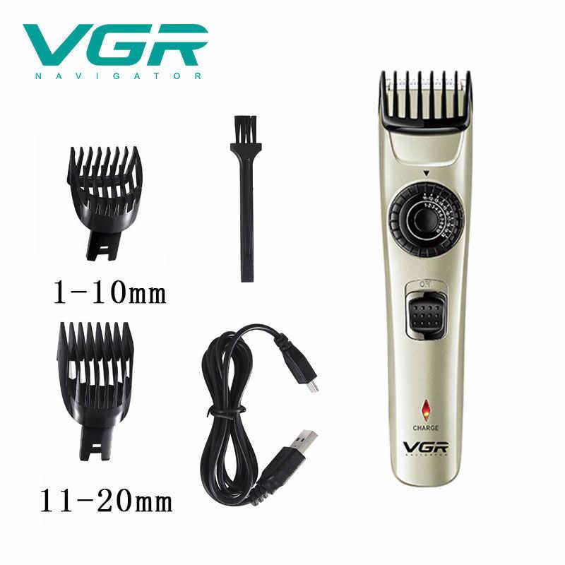 VGR Rechargable Adjustable Hair & Beard Trimmer / Clipper V-031