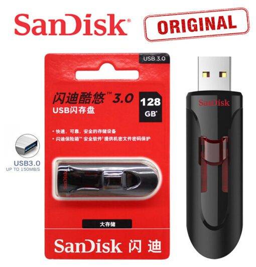 128GB 3.0 SanDisk Cruzer Glide 3.0 USB Pendrive CZ600 USB Flash Drive