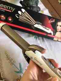4 In 1 Geemy Hair Straightener And Curling Iron GM-2962