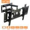 TV Wall Mount Bracket DUAL ARM 40-80 Inch LED LCD Full Motion TV Bracket Wall Mount Fully Adjustable Rotatable Stand
