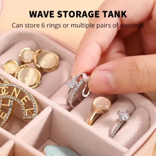 Portable Fashion Jewellery Storage Box Travel Storage Organizer