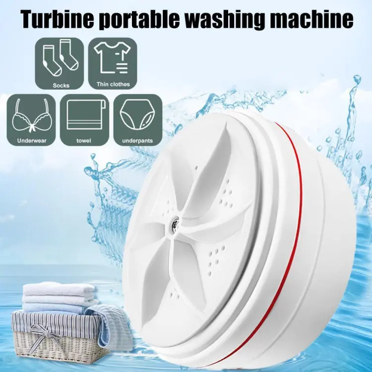 Portable Mini Turbine Washing Machine USB