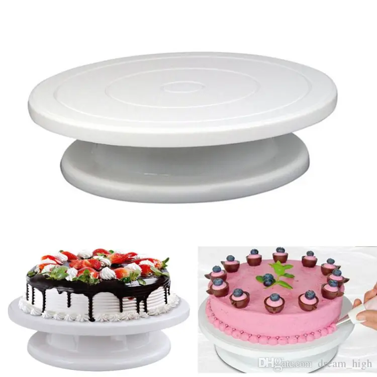 Cake Rotating Turn Table Cake Decorating Stand 28cm