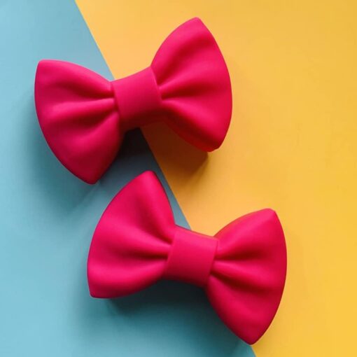 Silicone Pot Holder Set of 2 Bow Style