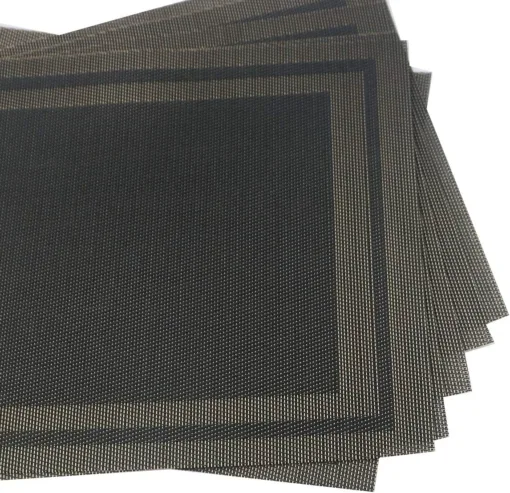 PVC Placemats Set of 6 for Dining Table, Durable Woven Vinyl Table Mats 18 x 12 Inch