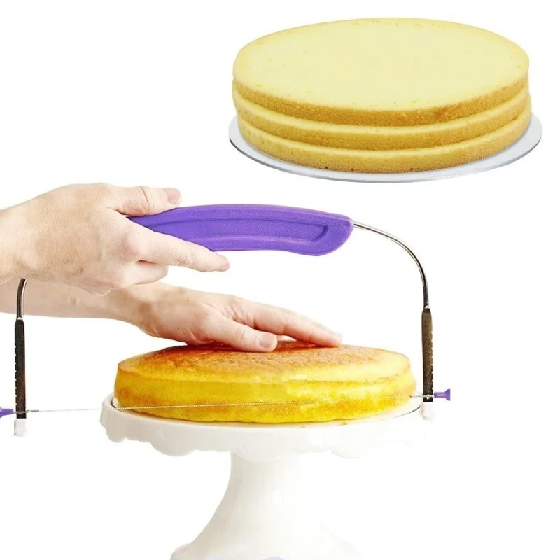Adjustable Cake Leveler for Leveling, Torting, Slicing