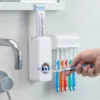 Automatic Toothpaste Dispenser and Tooth Brush Holder 2 in 1 Set