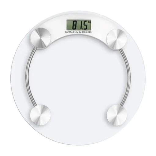 Personal Body Weight Scale Digital Electronic Tempered Transparent Glass