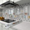 Kitchen Oil Proof Self Adhesive Wallpaper Wall & Marble Sticker Moisture Proof & Anti Pollution