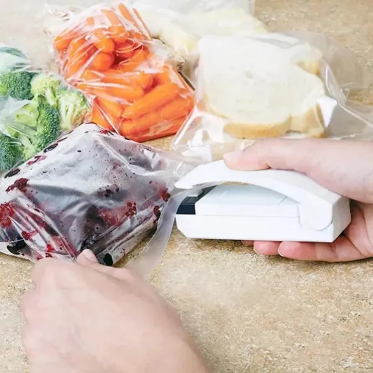 Portable Mini Heat Sealing Machine Seal Packing Plastic Bags Vacuum Food Sealer