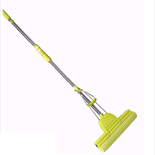 Floor Cleaning Squeeze Mop with Adjustable Telescopic Handle Squeegee Absorber Sponge Mop
