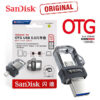SanDisk 16GB 32GB 64GB 128GB Ultra Dual Drive 3.0 Flash Drive Micro USB 3.0 OTG Pendrive