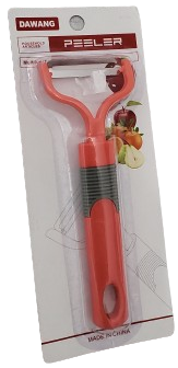 Plastic Fruits and Vegetables Peeler with Stainless Steel Blade